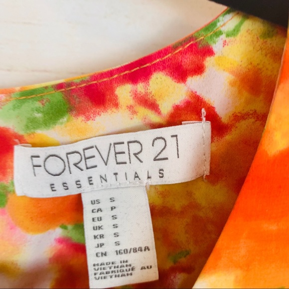 Forever 21 floral Peplum Top - Picture 4 of 8